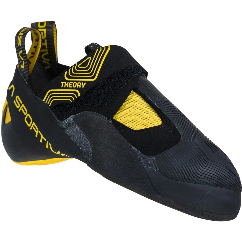 La Sportiva Theory Climbing Shoes - Black/Yellow - Image 3