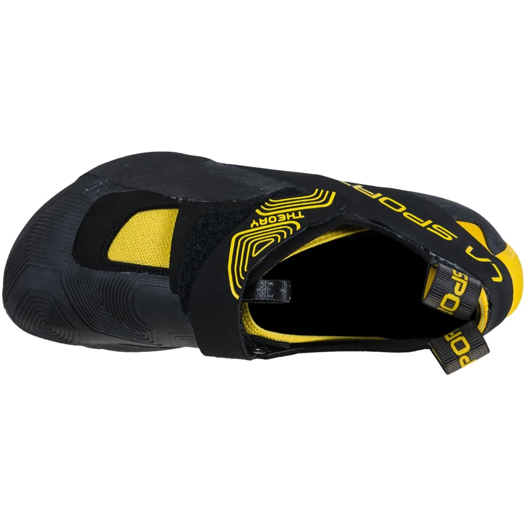 La Sportiva Theory Climbing Shoes - Black/Yellow - Image 7