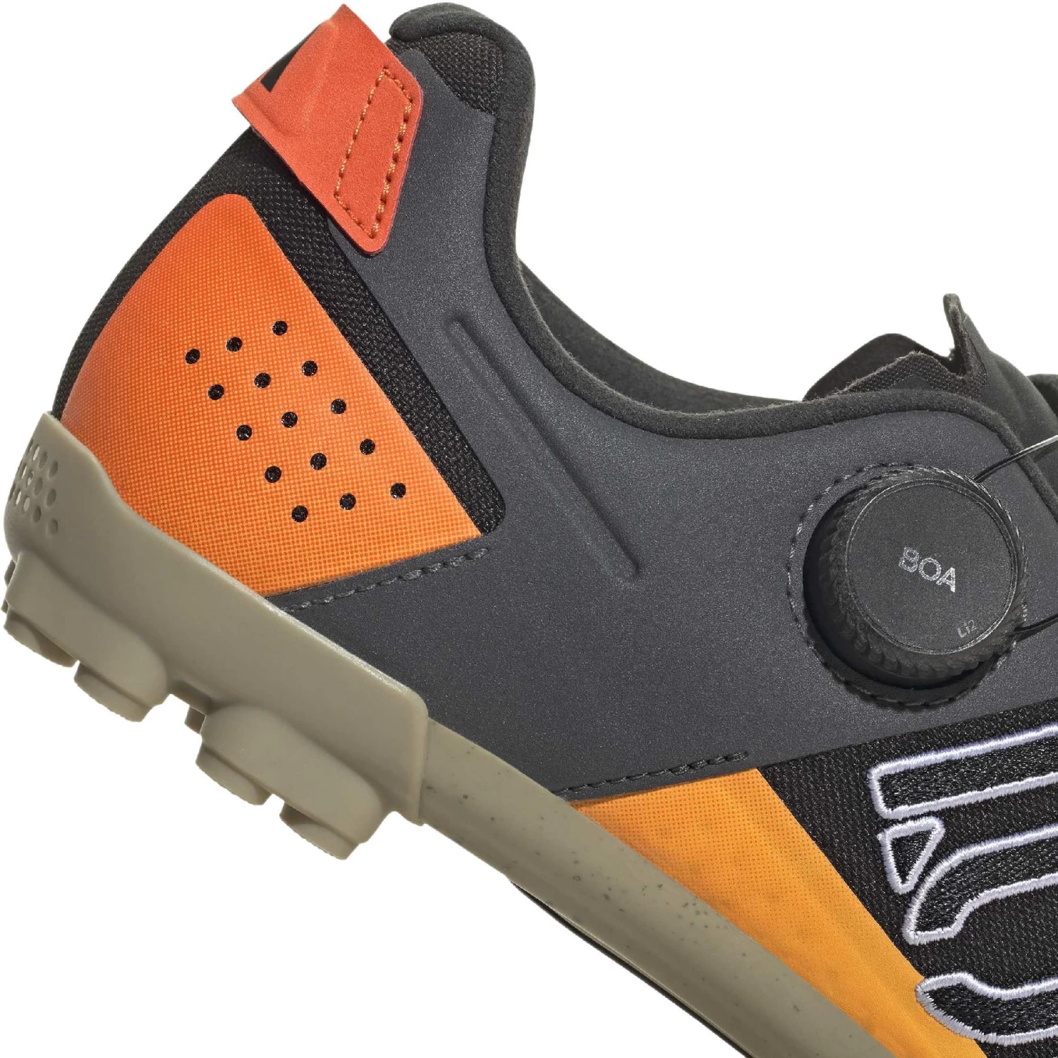 Five Ten Kestrel Boa Mountain Bike Shoes - Core Black / Cloud White / Impact Orange - Image 7