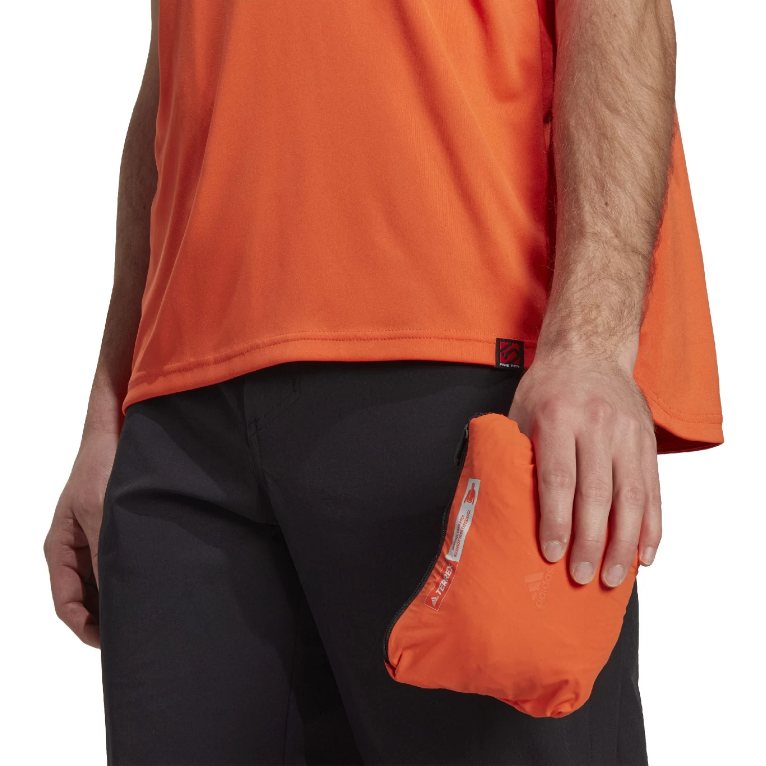 Five Ten Windbreaker - Semi Impact Orange / Black - Image 7