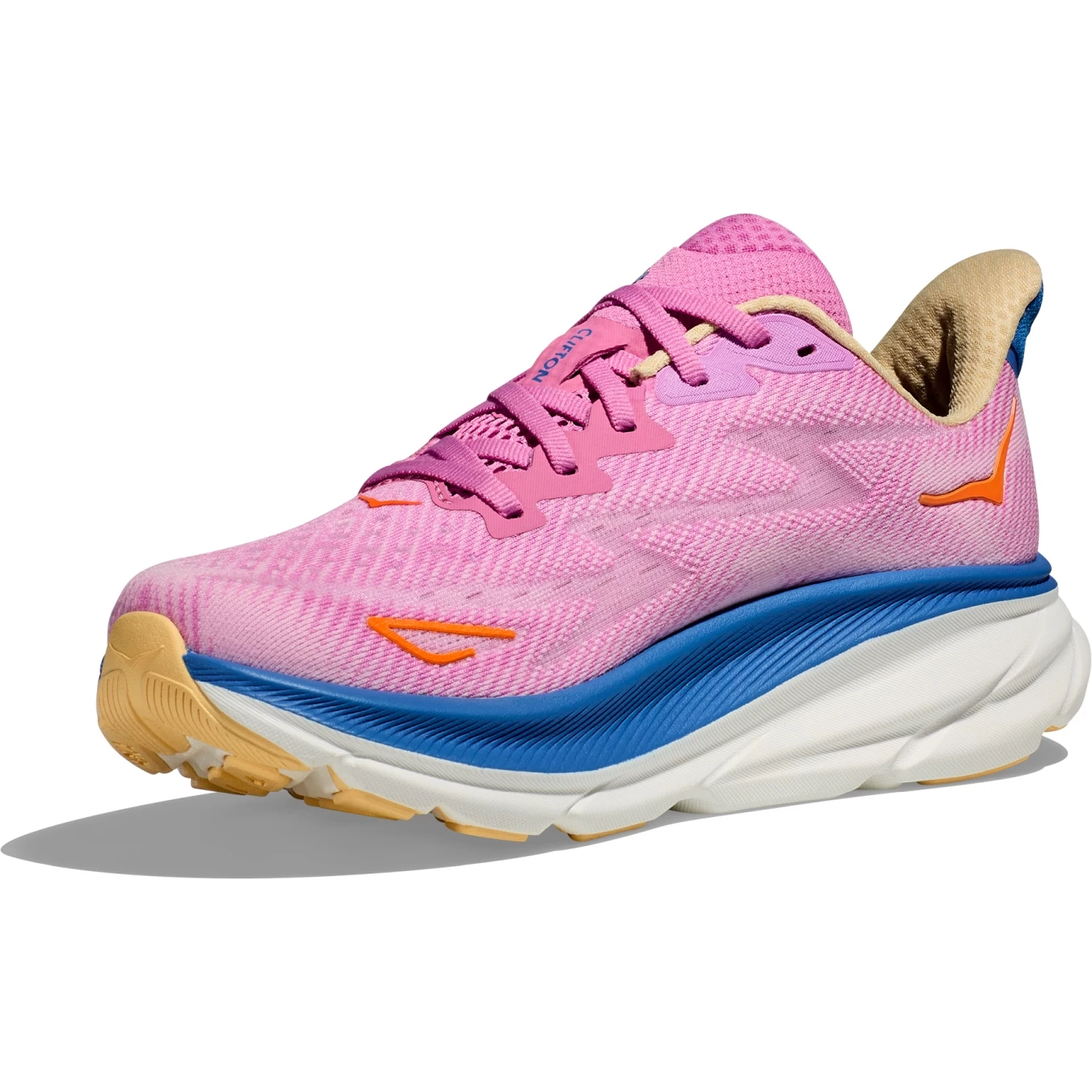 Hoka Clifton 9 Wide Running Shoes Women - Cyclamen / Sweet Lilac - Image 3
