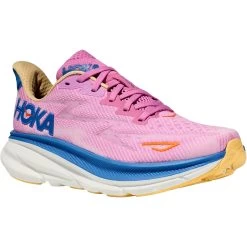 Hoka Clifton 9 Wide Running Shoes Women - Cyclamen / Sweet Lilac