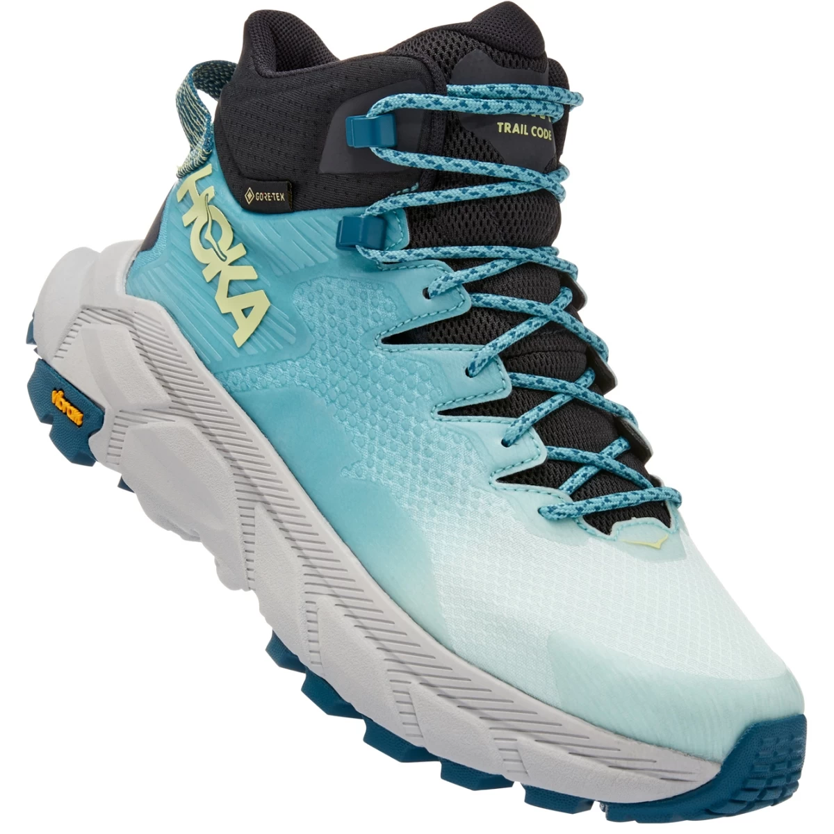 Hoka Trail Code GTX Hiking Shoes Women - Blue Glass / Coastal Shade