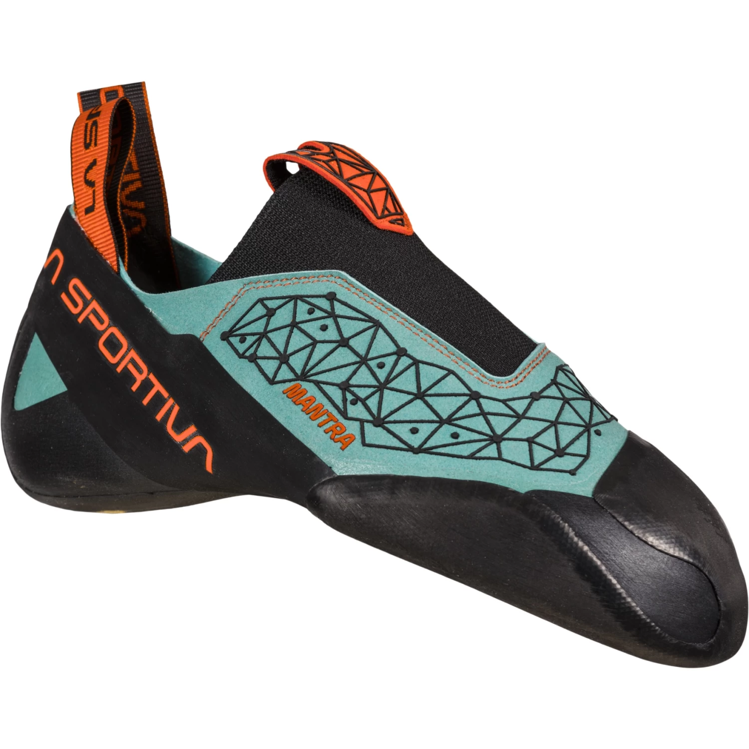 La Sportiva Mantra Climbing Shoes - Arctic/Flame - Image 3