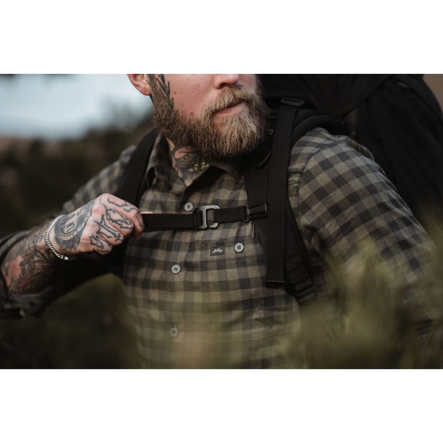 Lundhags Ekren Long Sleeve Shirt - Clover 640 - Image 3