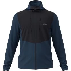 Lundhags Padje Merino Block Hoodie Jacket - Light Navy 480