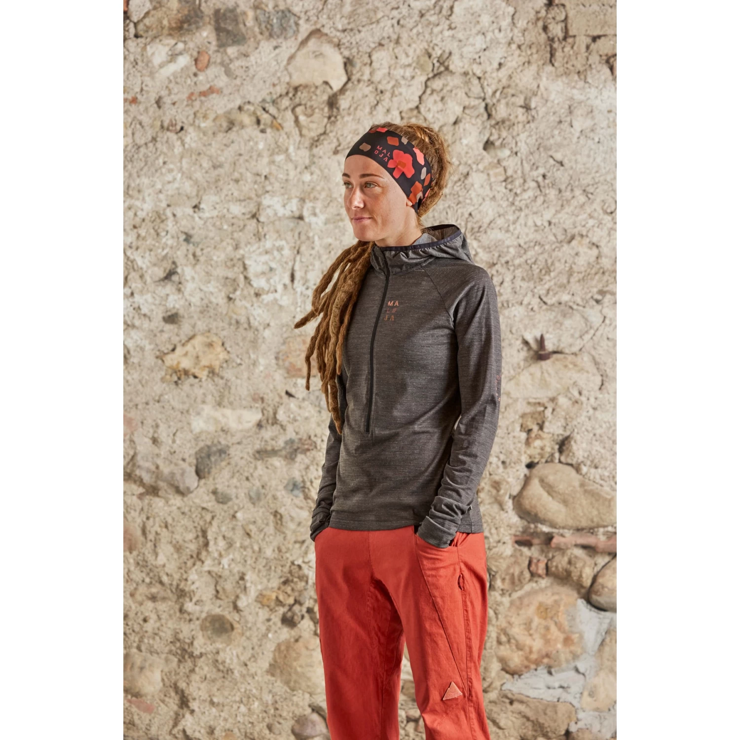 Maloja VajoletM. Mountain Midlayer Women's Shirt - Moonless 0817 35107 - Image 3