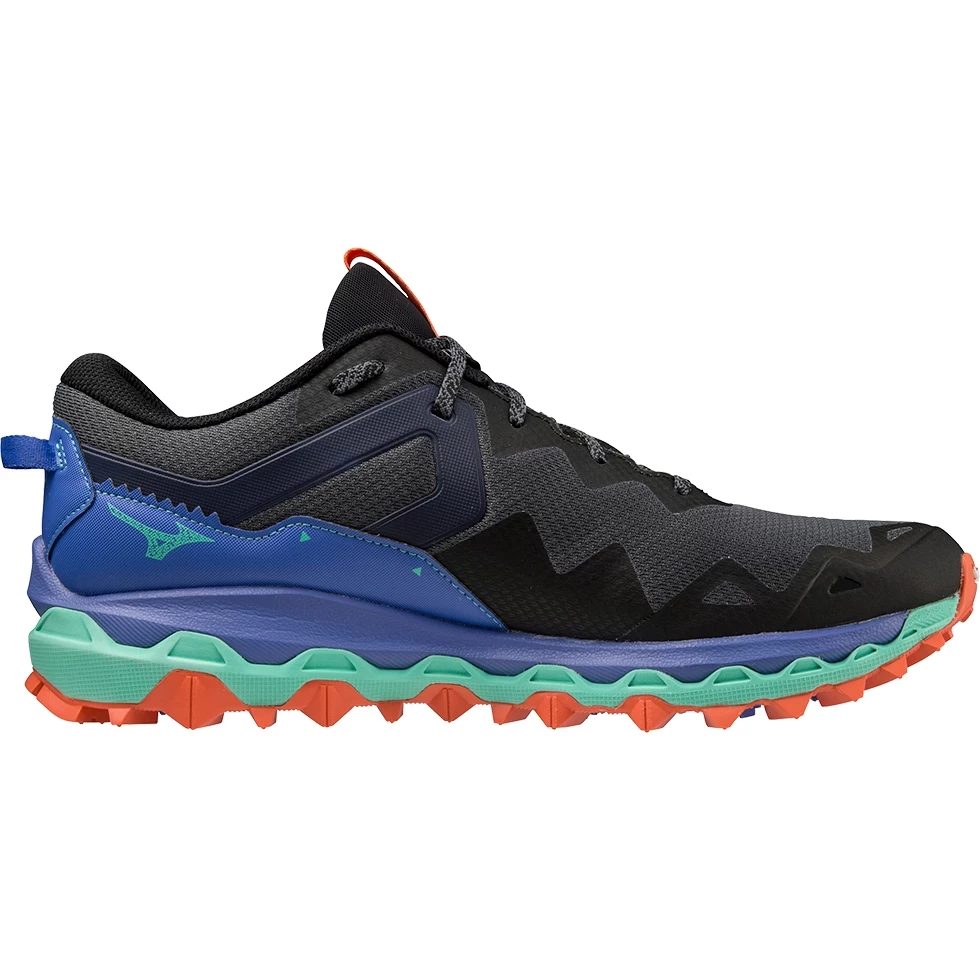 Mizuno Wave Mujin 9 Trail Running Shoes Men - Iron Gate / Nimbus Cloud / Amparo Blue - Image 3